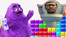 Grimace Shake & Skibidi Tetris img
